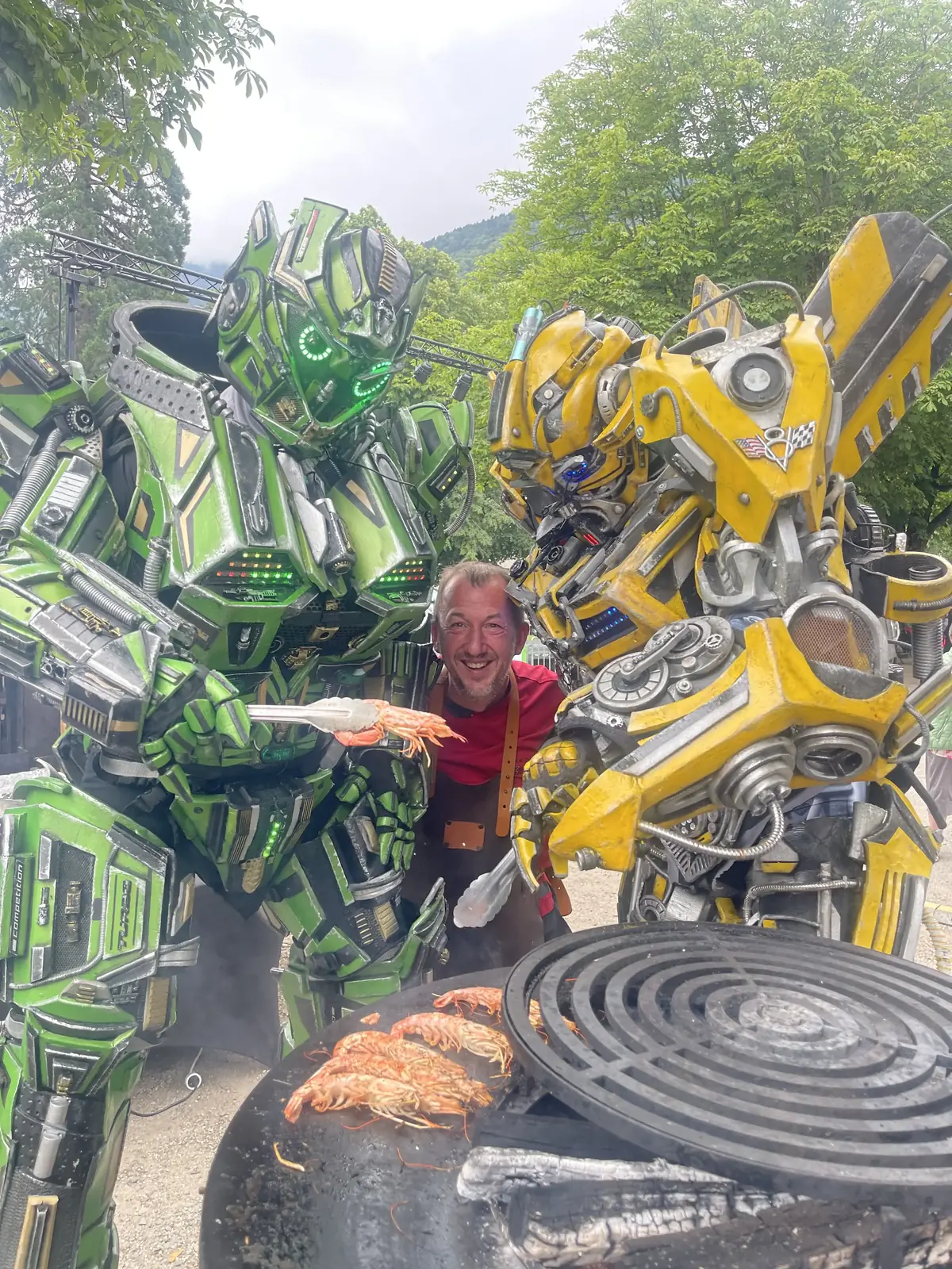 Chef et animation Robot Transformers